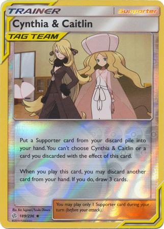 Cynthia & Caitlin [Reverse Holo]